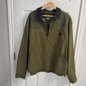 Howler Brothers Olive Green Men's Military Jacket